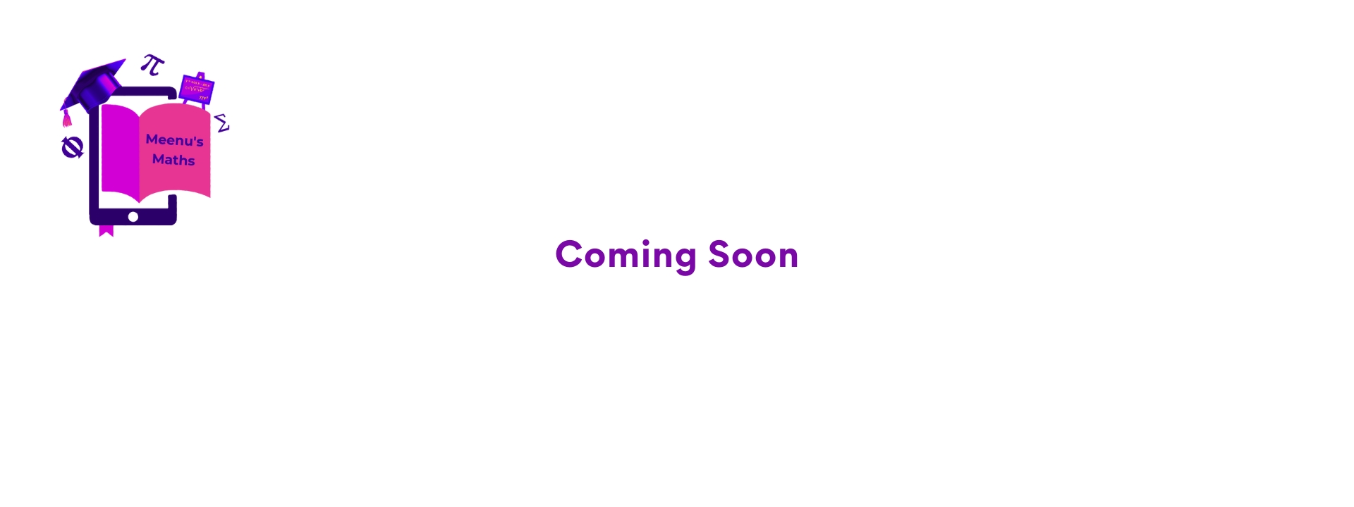 Online Meenus Maths - coming soon